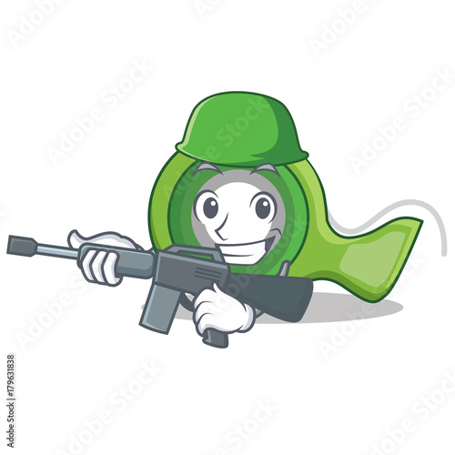 Army adhesive tape character cartoon