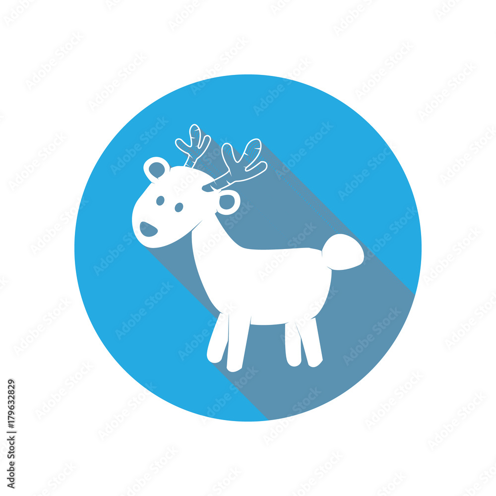 cute deer flat icon cute deer flat icon