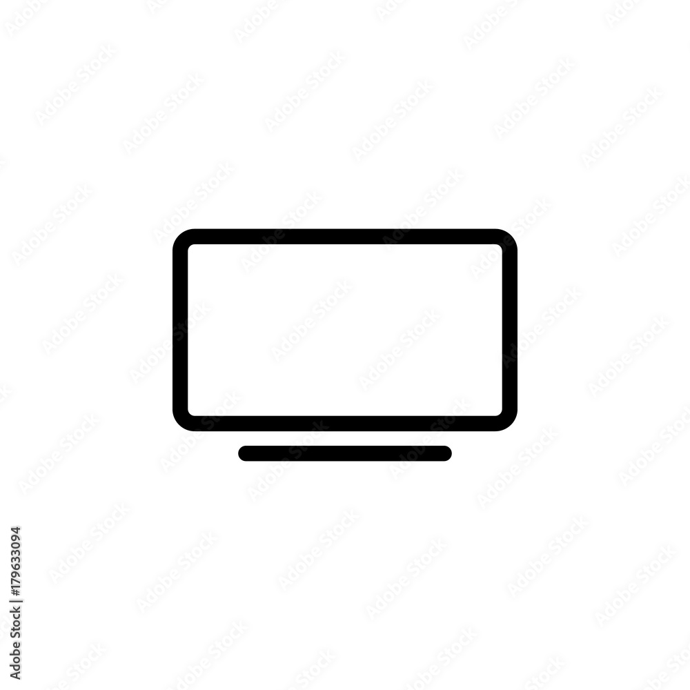Monitor PC icon. Media element icon. Premium quality graphic design. Signs, outline symbols collection icon for websites, web design, mobile app, info graphics Monitor PC icon. Media element icon. Premium quality graphic design. Signs, outline symbols collection icon for websites, web design, mobile app, info graphics