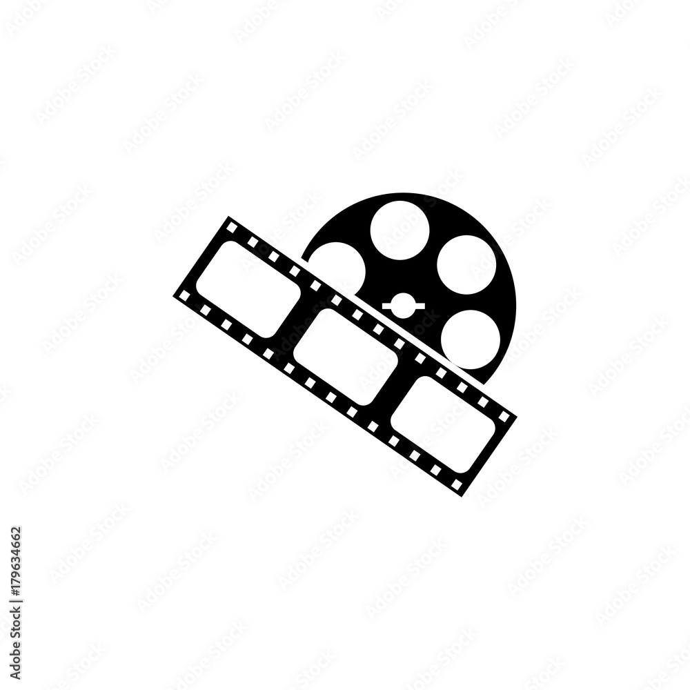 The film and type icon. Media element icon. Premium quality graphic design. Signs, outline symbols collection icon for websites, web design, mobile app, info graphics