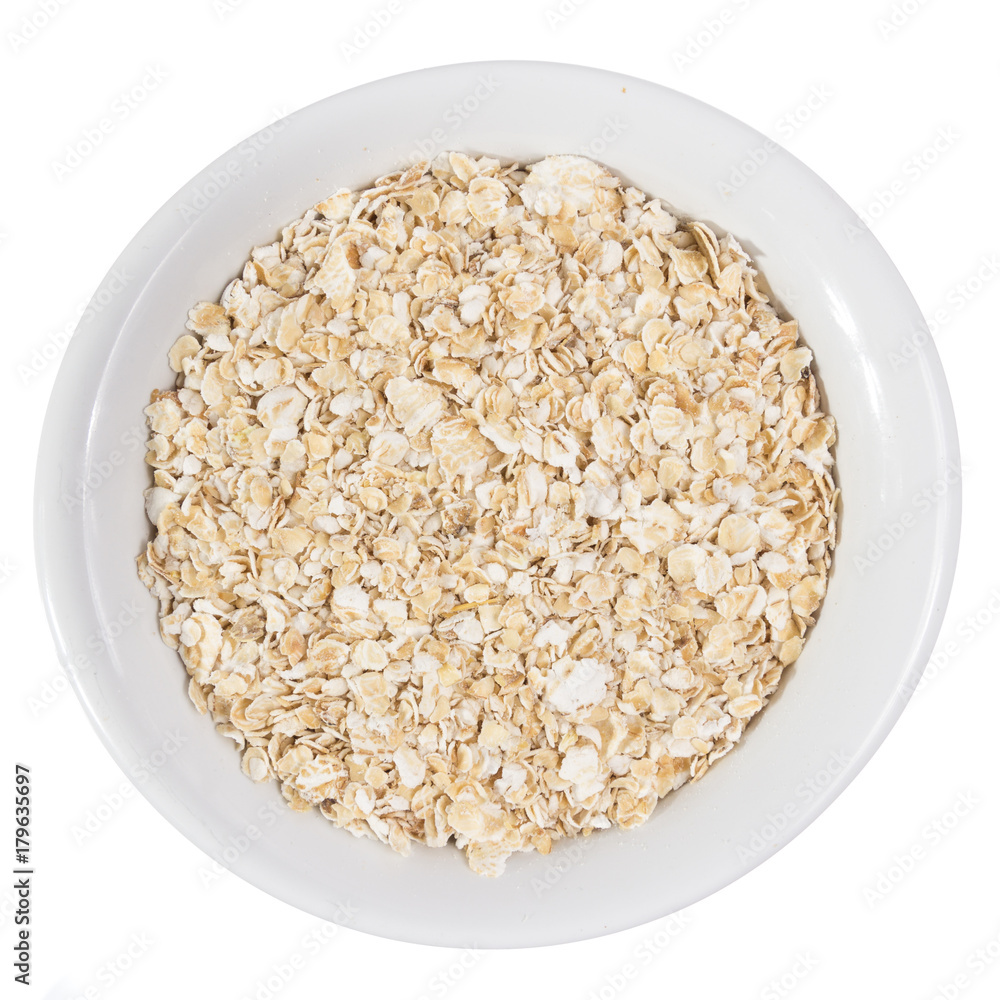 Top view of grains on ceramics bowl. Top view of grains on ceramics bowl.