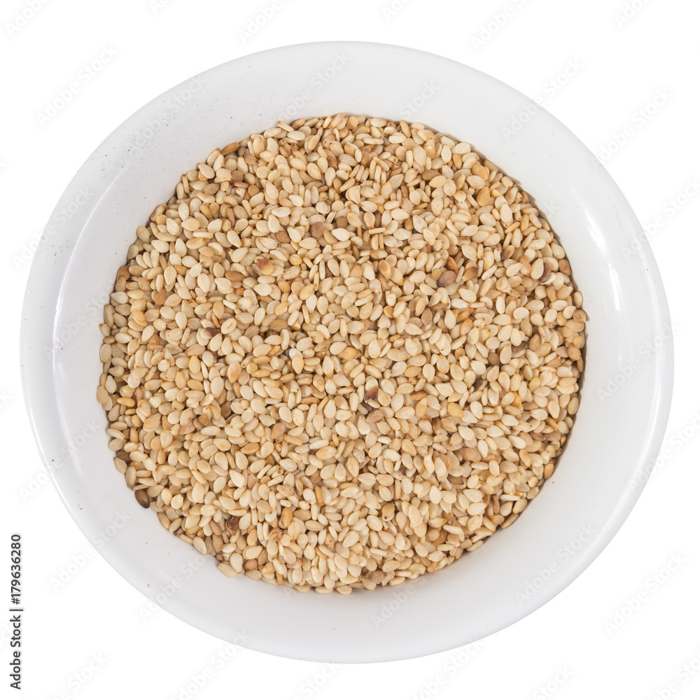 Top view of grains on ceramics bowl. Top view of grains on ceramics bowl.