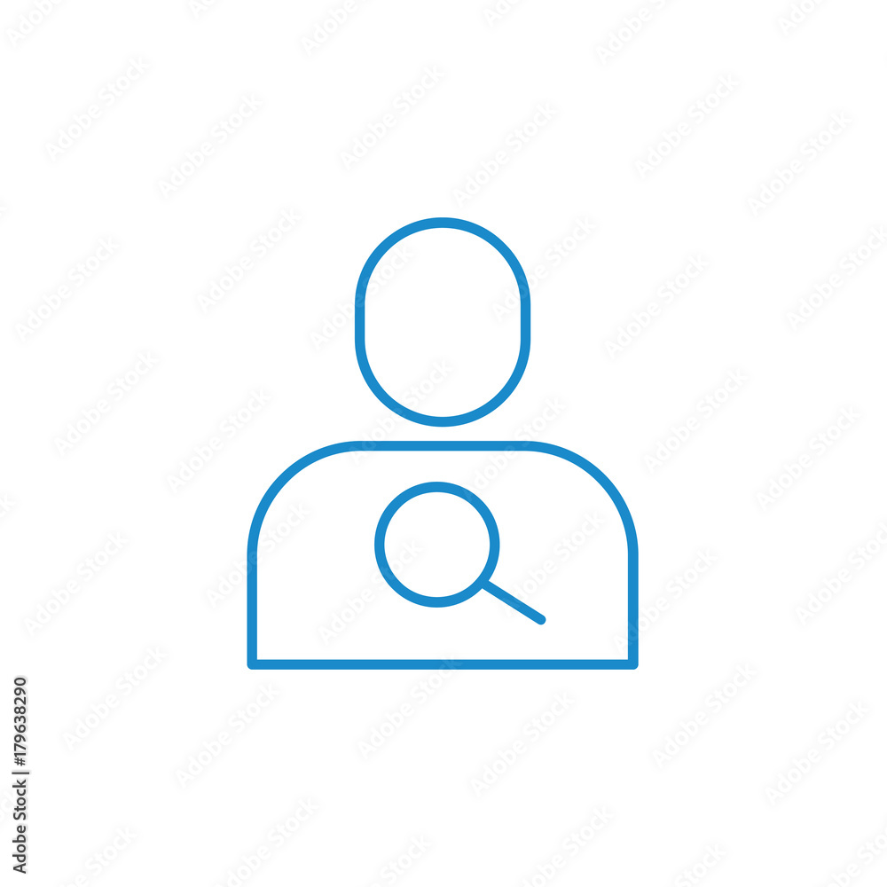 User icon vector work design illustration