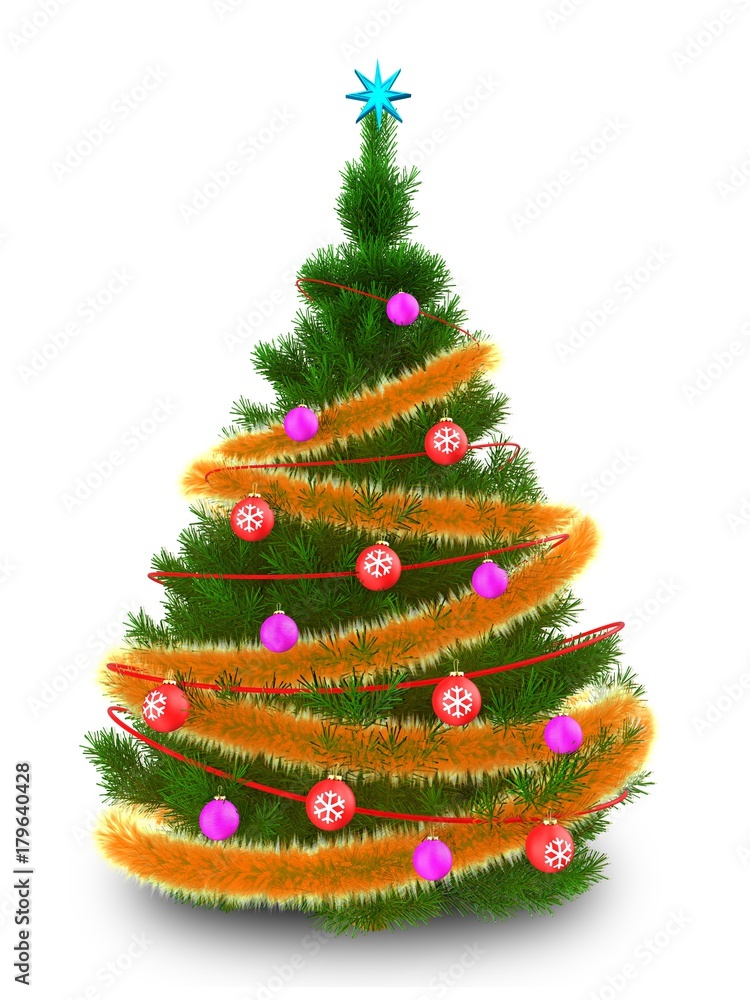 3d dark green Christmas tree 3d dark green Christmas tree