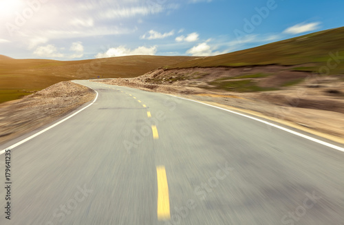 The road in China