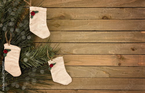 Christmas Stocking Background photo