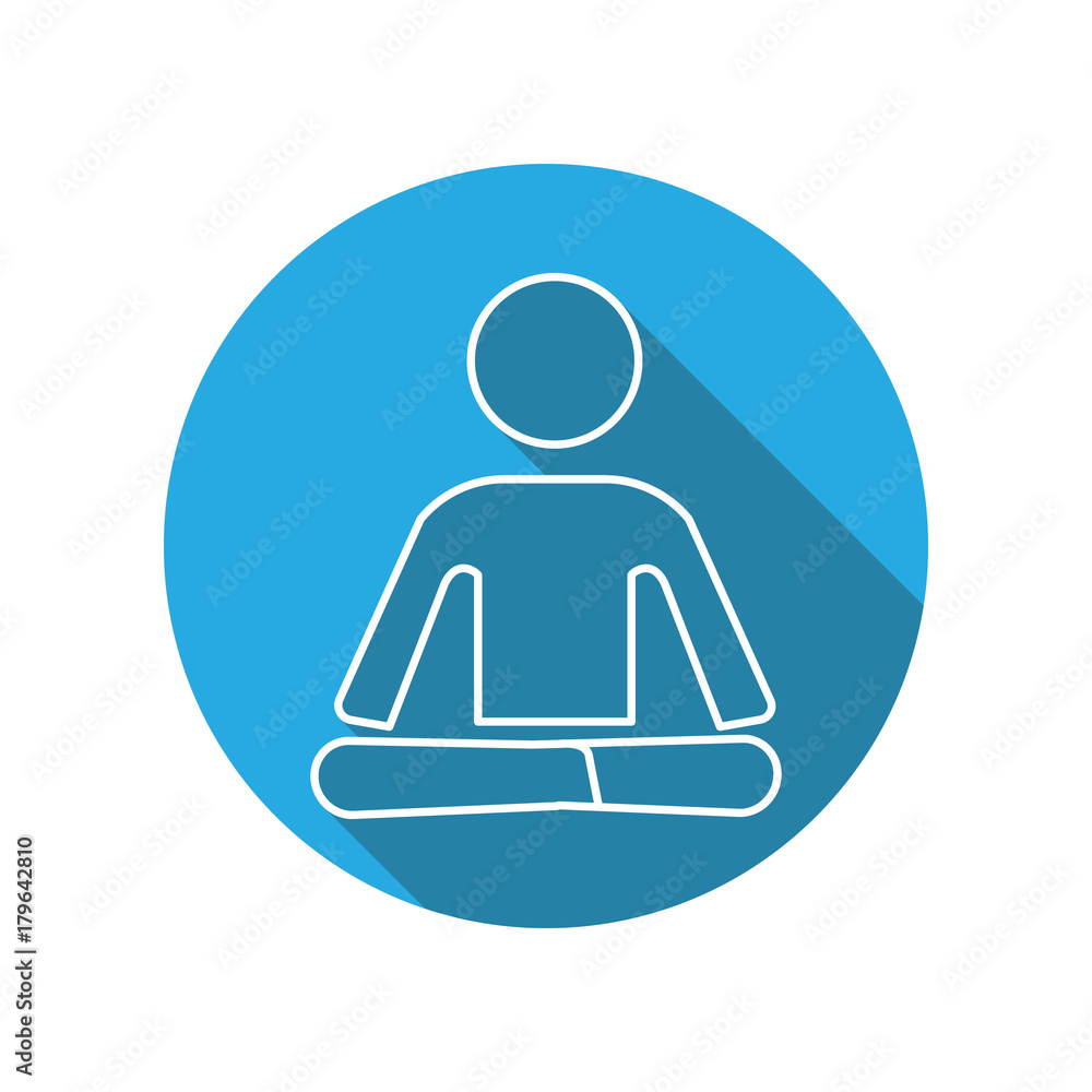 Buddhist monk flat icon. Religion elements icon. Premium quality graphic design. Signs, outline symbols collection, simple thin line icon for websites, web design, mobile app, info graphics Buddhist monk flat icon. Religion elements icon. Premium quality graphic design. Signs, outline symbols collection, simple thin line icon for websites, web design, mobile app, info graphics