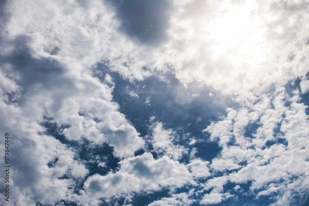 sky with the daylight.