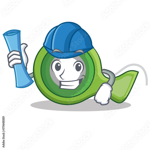 Architect adhesive tape character cartoon