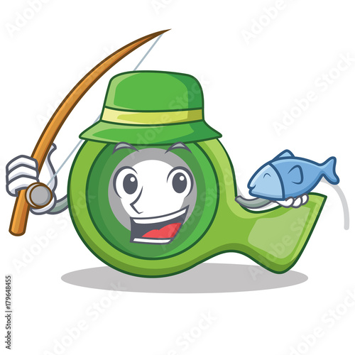 Fishing adhesive tape character cartoon