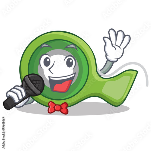 Singing adhesive tape character cartoon