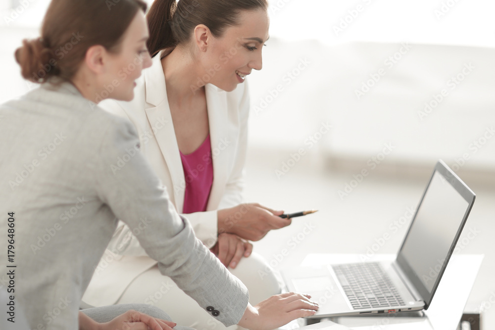 women Bank employees in the office women Bank employees in the office