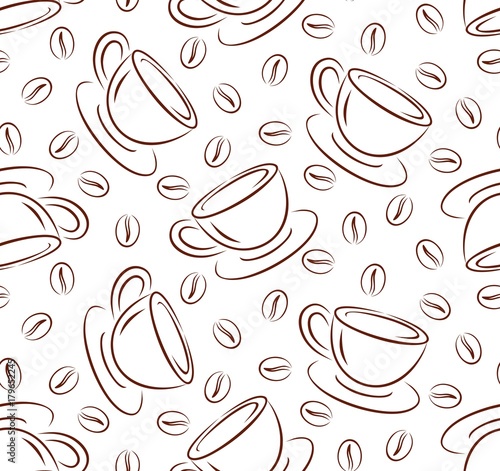 Background with coffee.