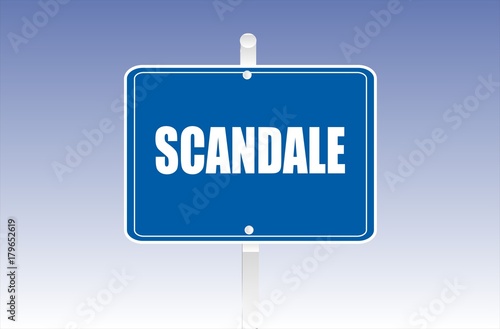 panneau scandale