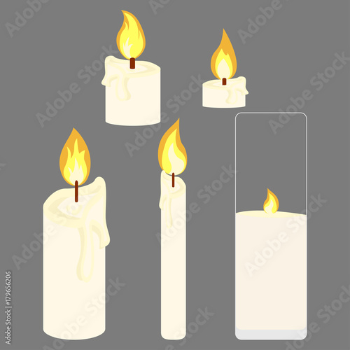 Bulk granulated candles