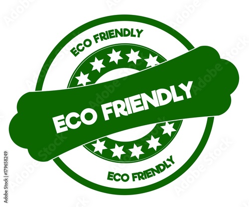 ECO FRIENDLY green stamp.