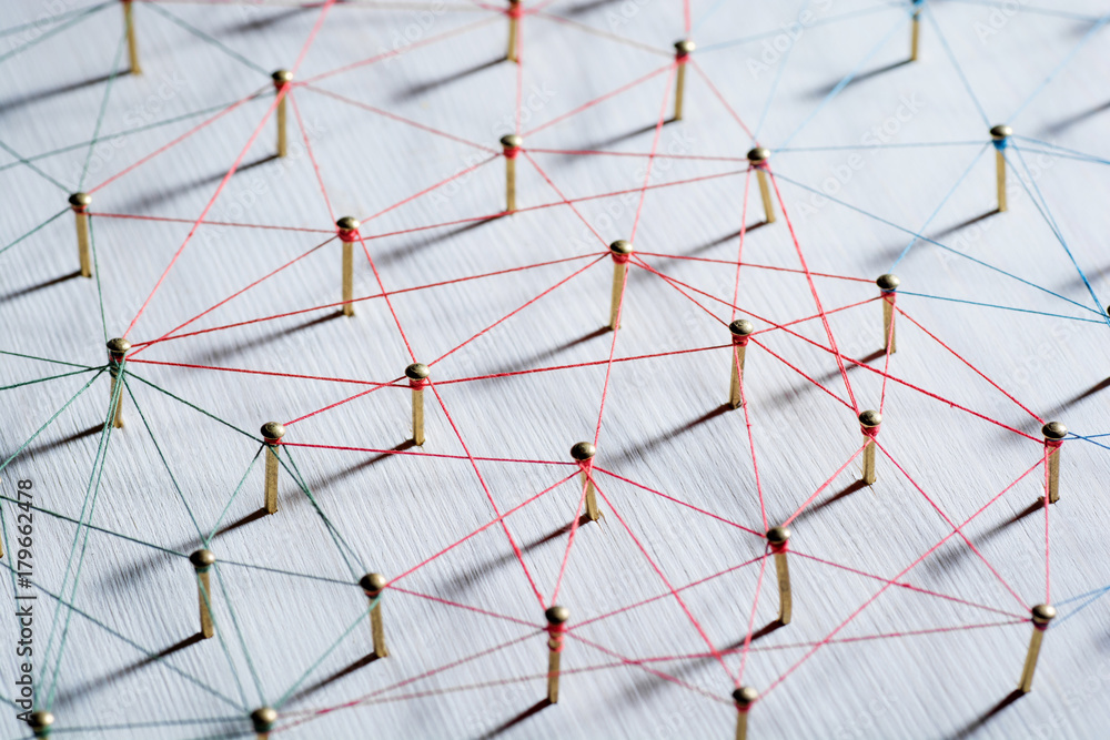 © Vladyslav Bashutskyy - Linking entities. Network, networking, social media, connectivity, internet communication abstract. Web of thin thread on white background. © Vladyslav Bashutskyy - Linking entities. Network, networking, social media, connectivity, internet communication abstract. Web of thin thread on white background.