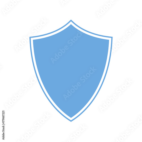 Free Download Blue shield icon. Vector illustration. - GFXLoad