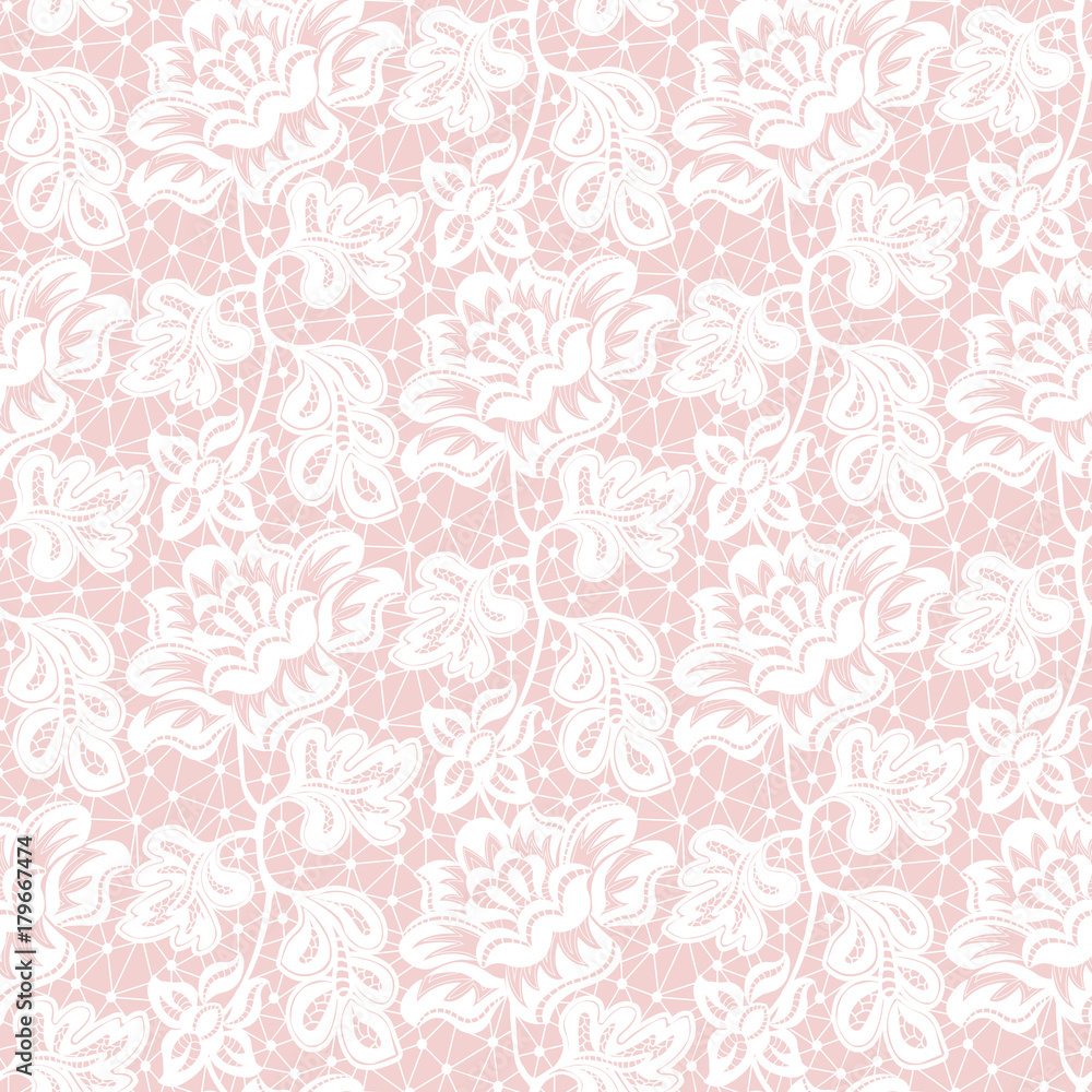 Floral lace pattern Floral lace pattern