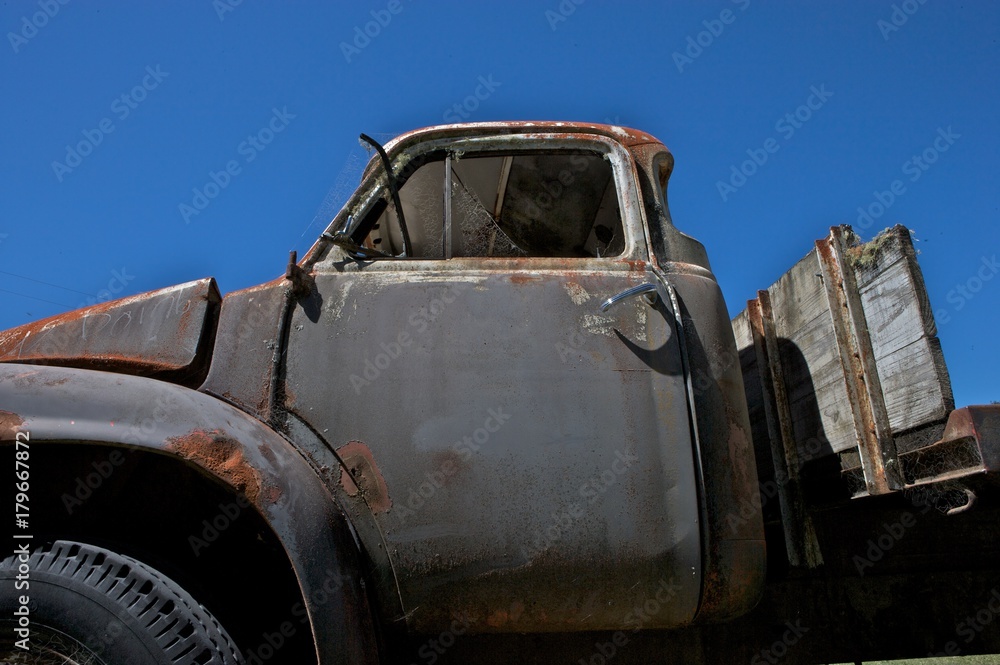 Naklejka Oldtimer Truck. Vintage Nowa Zelandia