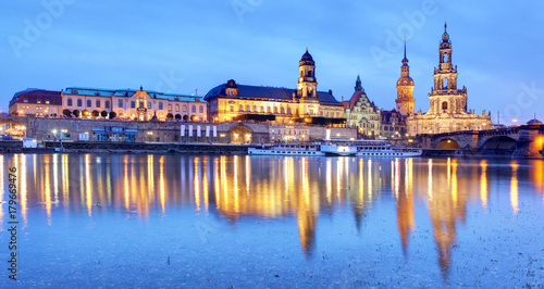 Dresden at night, Germany © TTstudio