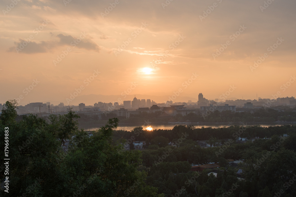 Sunset from Jingshan Park
