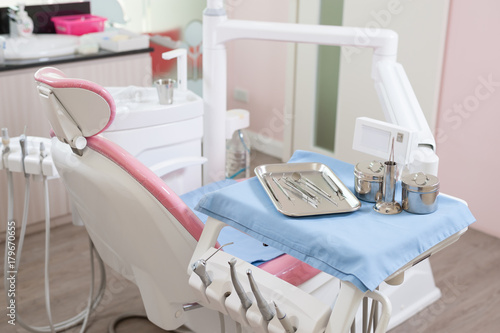 Dental care equipment in clinic