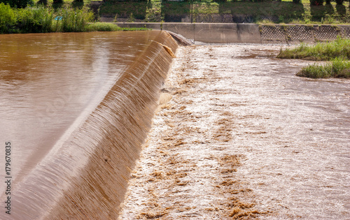 Water is overflowing