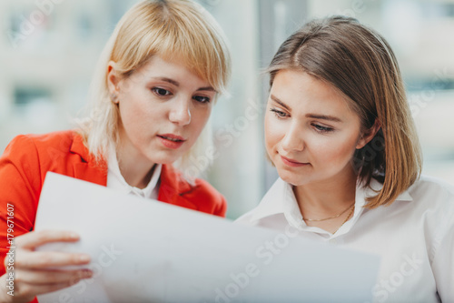 Two women at the office