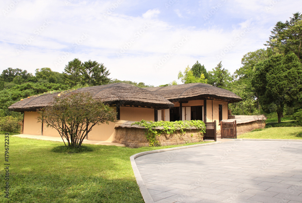 House in which leader Kim Il Sung was born, Mangyongdae, North Korea