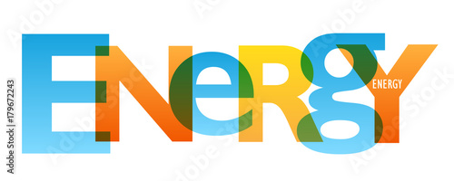 ENERGY Vector Letters Icon