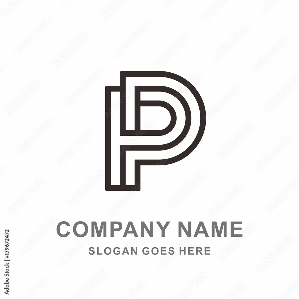 Monogram Letter P Geometric Square Circle Architecture Interior Construction Business Company Stock Vector Logo Design Template Monogram Letter P Geometric Square Circle Architecture Interior Construction Business Company Stock Vector Logo Design Template
