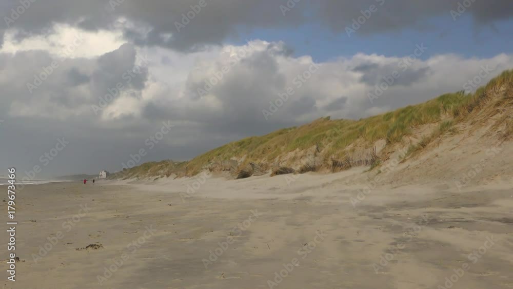 Tempête sur la côte Picarde à Quend-Plage Tempête sur la côte Picarde à Quend-Plage