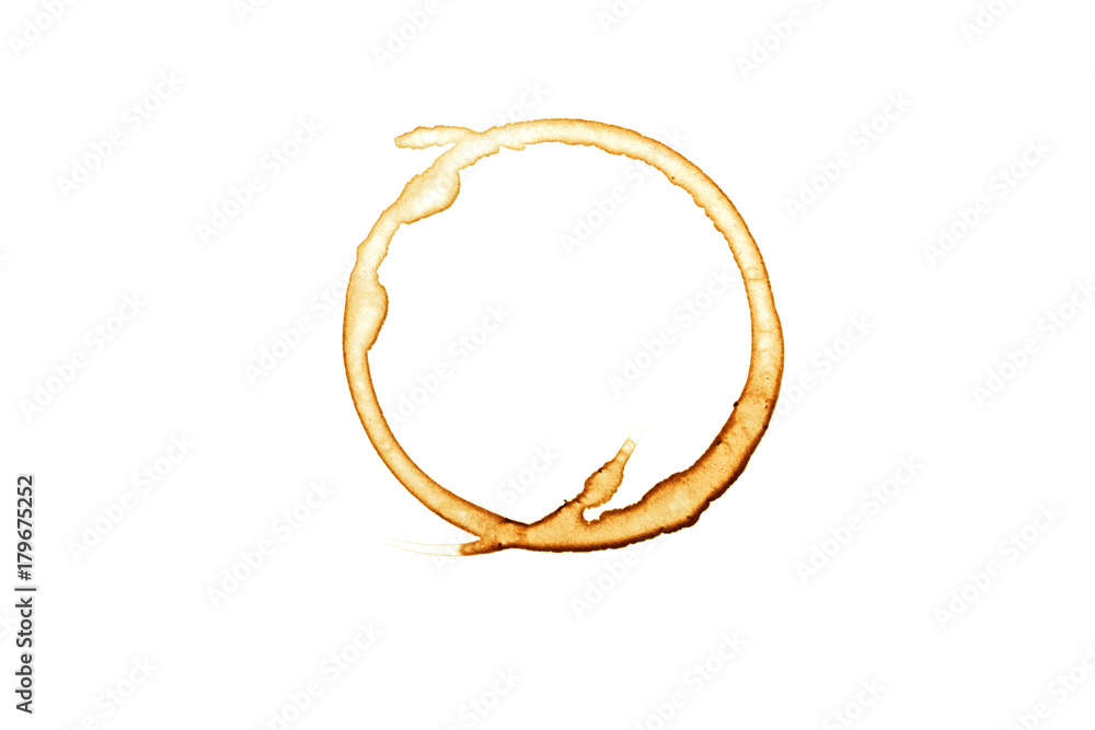 Coffee Stain - Isolated Photo 