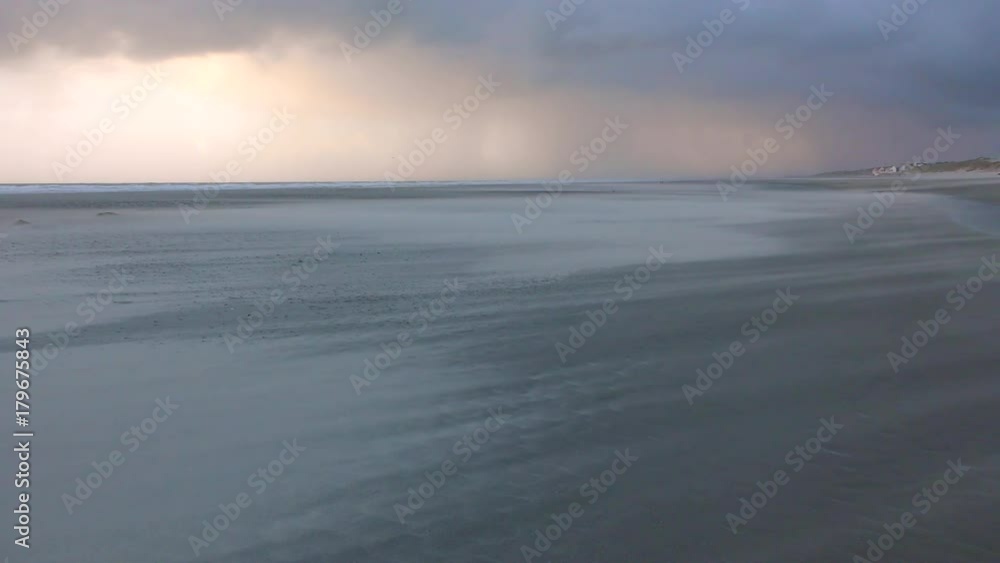 Tempête sur la côte Picarde à Quend-Plage Tempête sur la côte Picarde à Quend-Plage