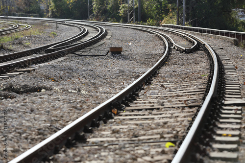 railroad tracks view