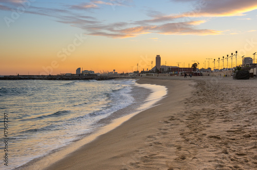 The coast of Mediterranean sea