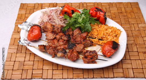 kuzu çöp şiş kebap photo