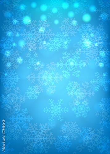 glowing snowflakes