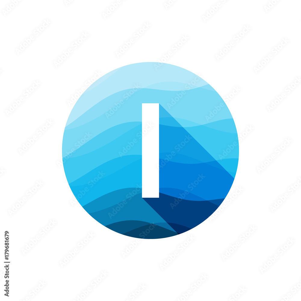 initial letter logo circle abstract initial letter logo circle abstract