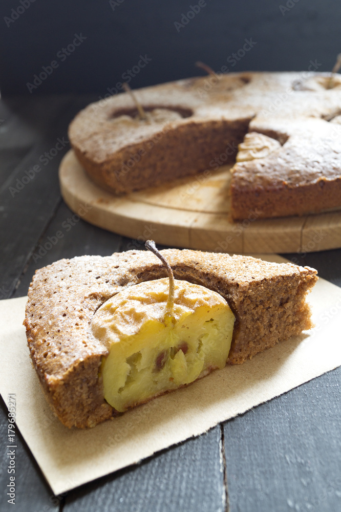 Apple pie. a rustic style. Apple pie. a rustic style.