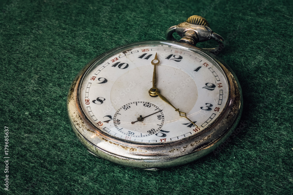 Old silver pocket watch Old silver pocket watch