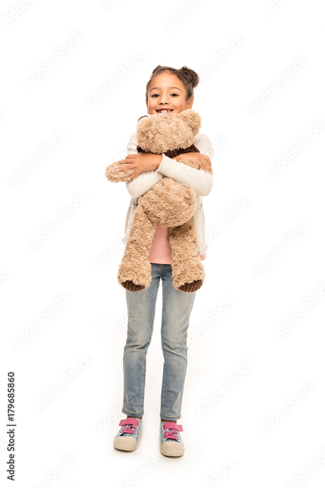 african american child with teddy bear african american child with teddy bear