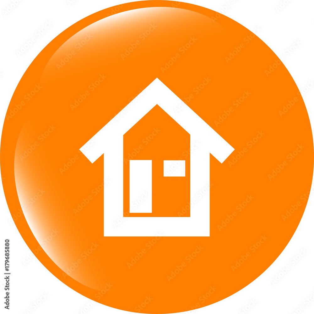 house button, signs, icons. Trendy flat style sign isolated on white background house button, signs, icons. Trendy flat style sign isolated on white background
