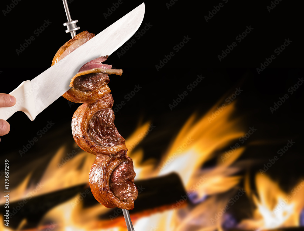Picanha, traditional Brazilian barbecue.