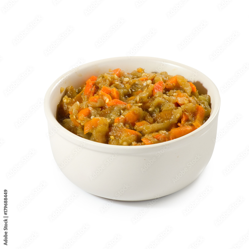 vegetable ragout in plate close up vegetable ragout in plate close up