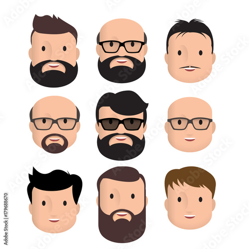 Men Male Human Face