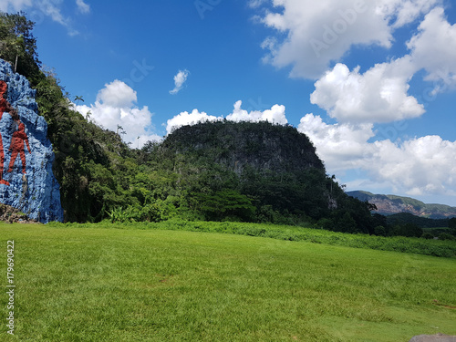 Photography mogotes in viñales, cuba