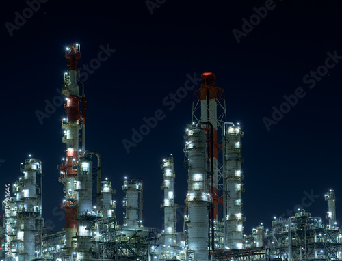 Wallpaper Mural 工場夜景2 Torontodigital.ca