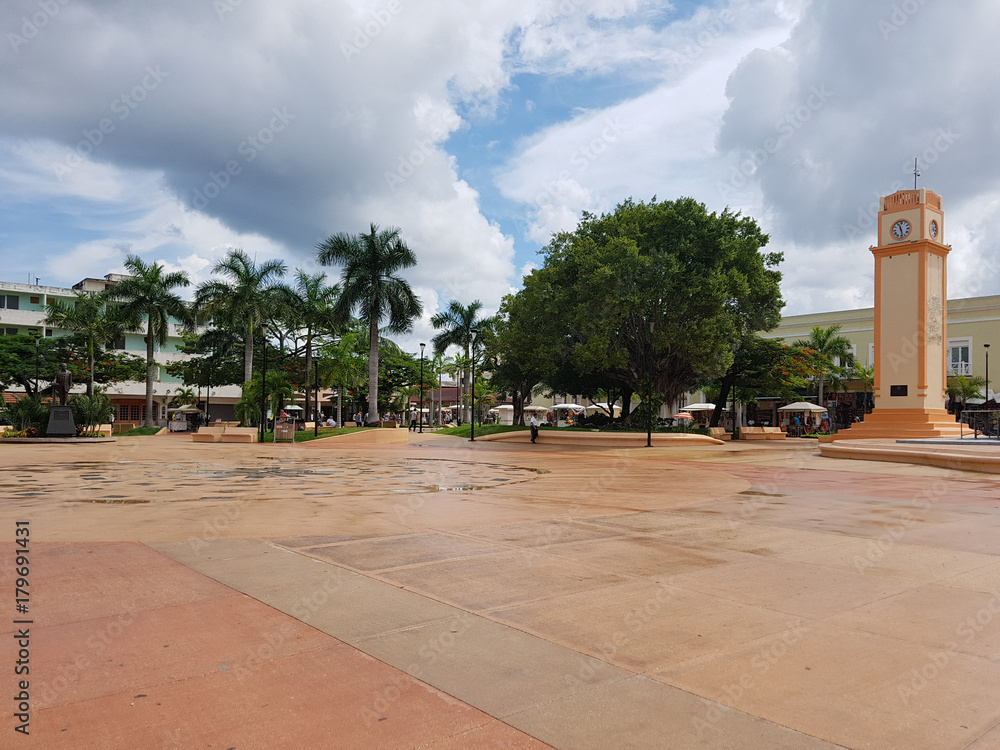 Obraz premium cozumel city in mexico